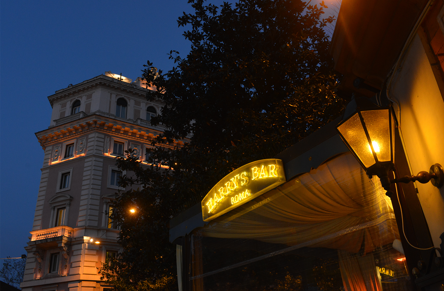 American Bar and Restaurant on Via Veneto in Rome | Harry’s Bar